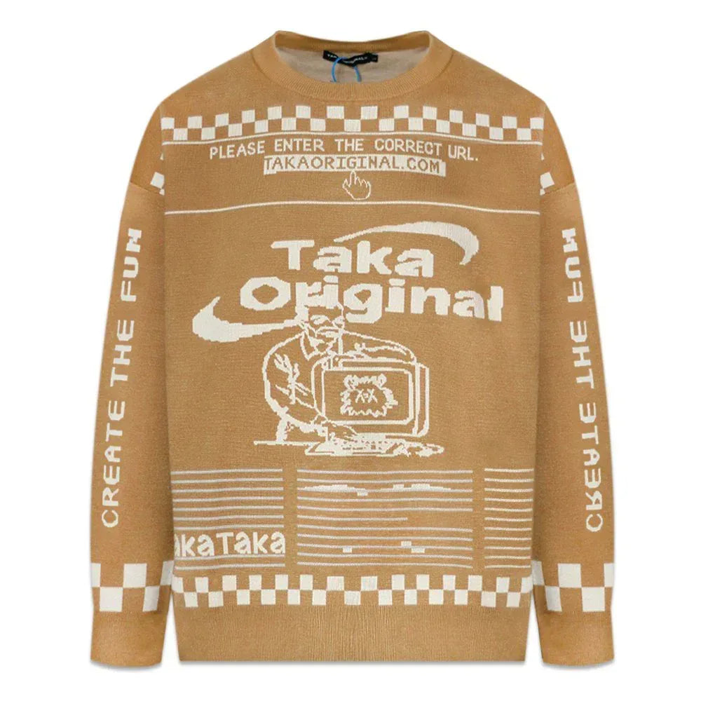 Moody Bob Mosaic Knit Jumper - TAKA ORIGINAL - VENTURER