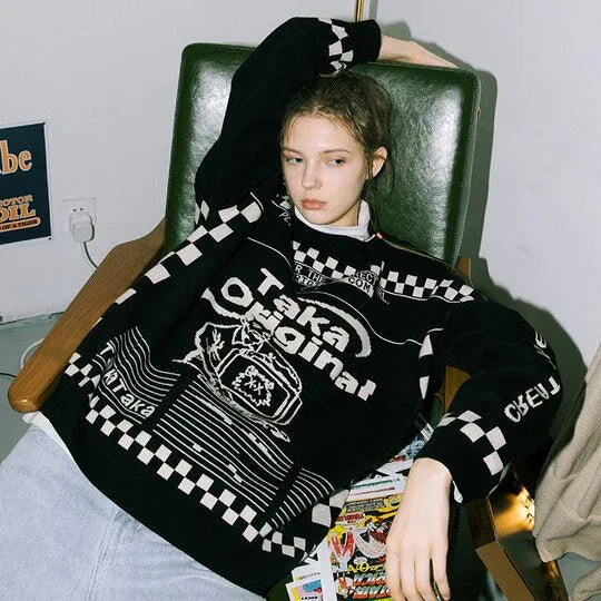 Moody Bob Mosaic Knit Jumper - TAKA ORIGINAL - VENTURER