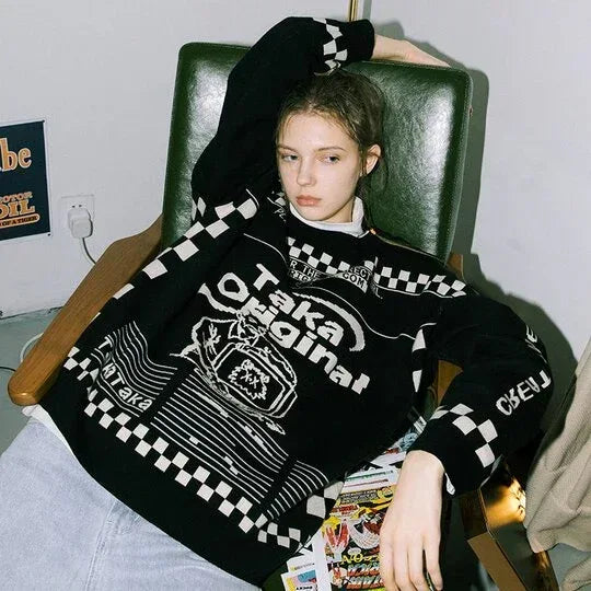 Moody Bob Mosaic Knit Jumper - TAKA ORIGINAL - VENTURER