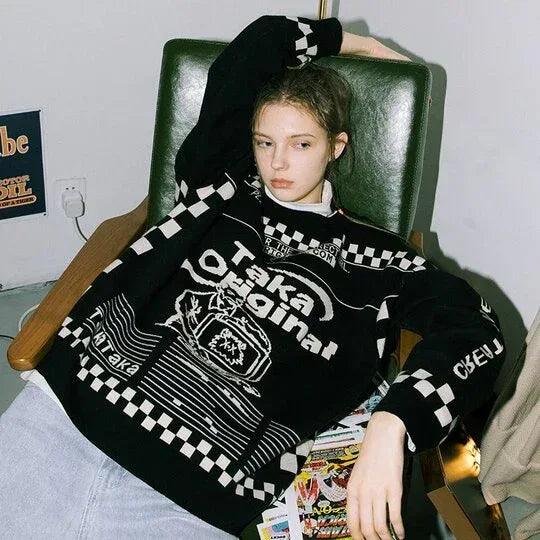 Moody Bob Mosaic Knit Jumper - TAKA ORIGINAL - VENTURER
