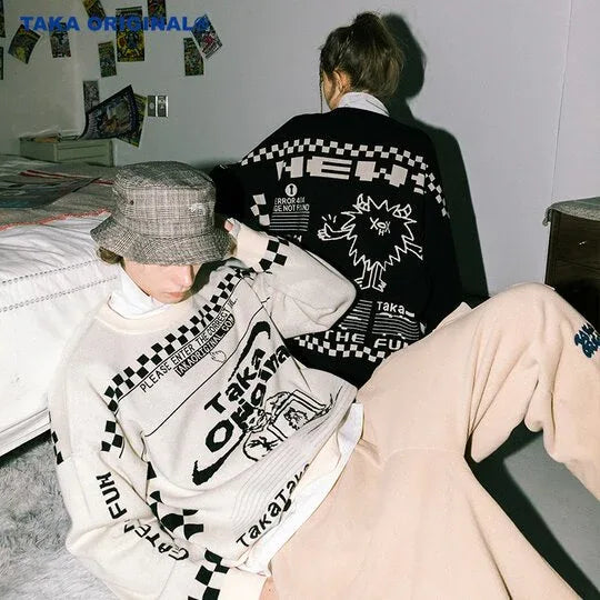 Moody Bob Mosaic Knit Jumper - TAKA ORIGINAL - VENTURER