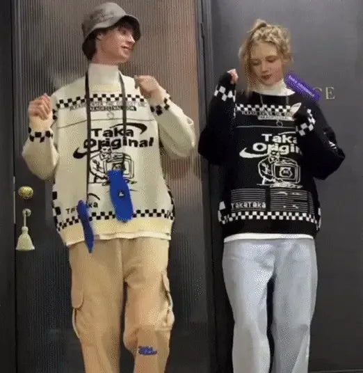 Moody Bob Mosaic Knit Jumper - TAKA ORIGINAL - VENTURER