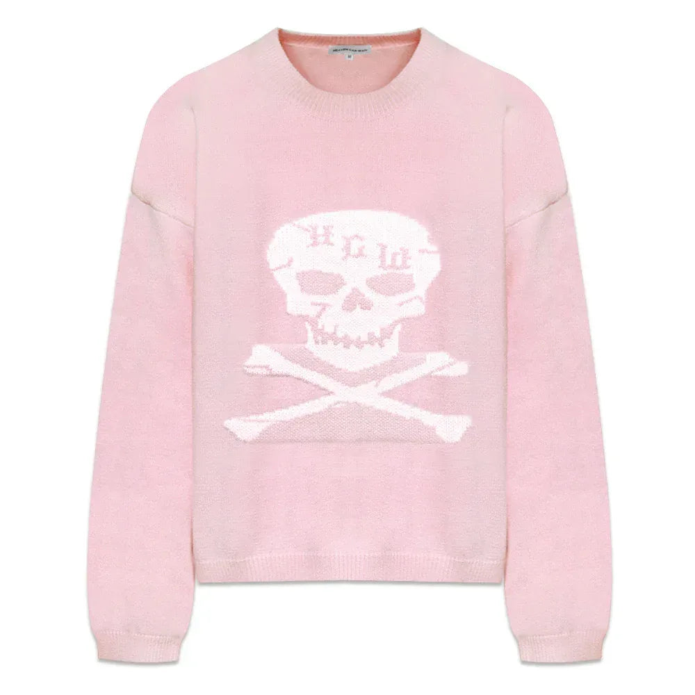 Pink Devil Knit Sweater - HEAVEN CAN WAIT - VENTURER