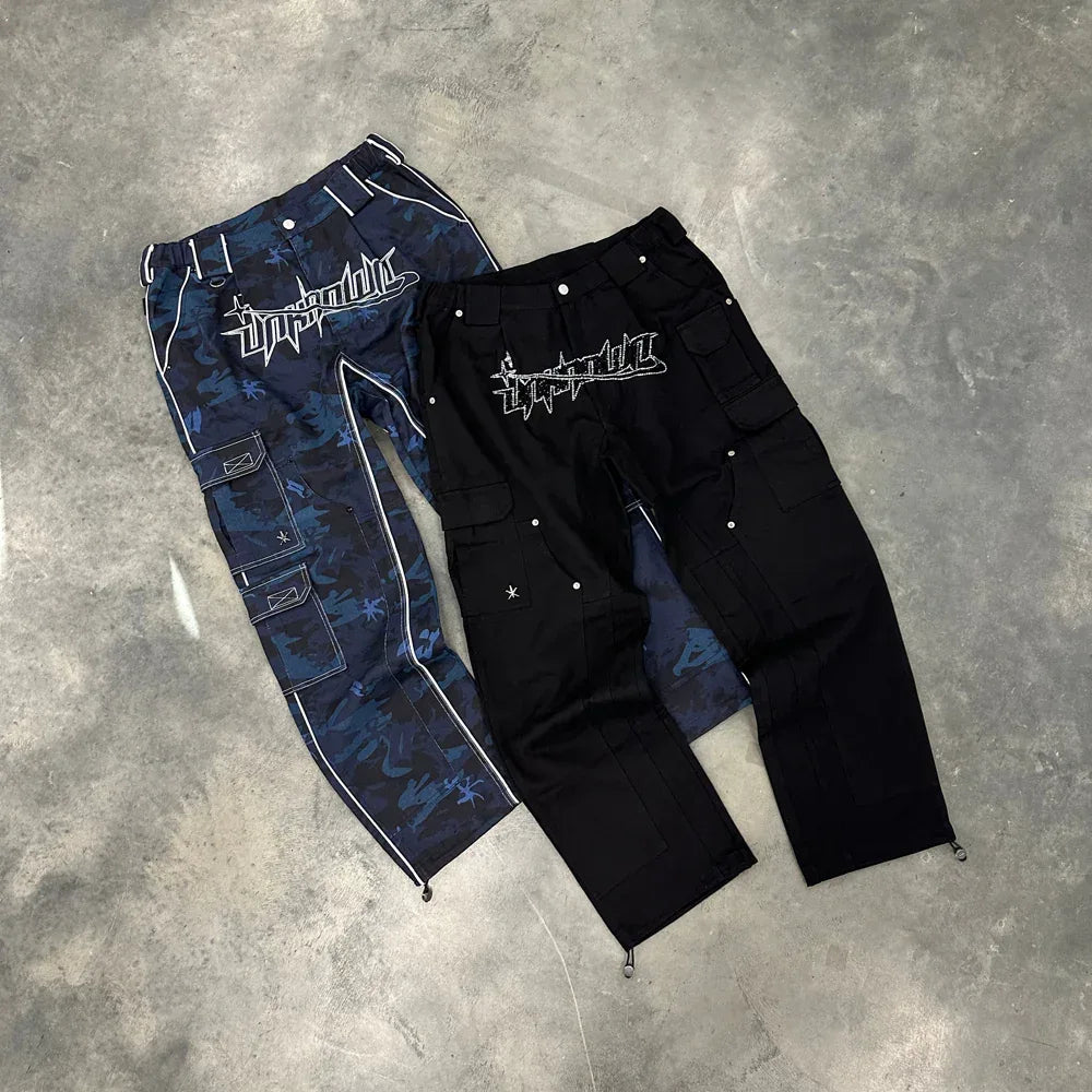 All Over Dagger Camo Cargo Pants - UNKNOWN LONDON - VENTURER