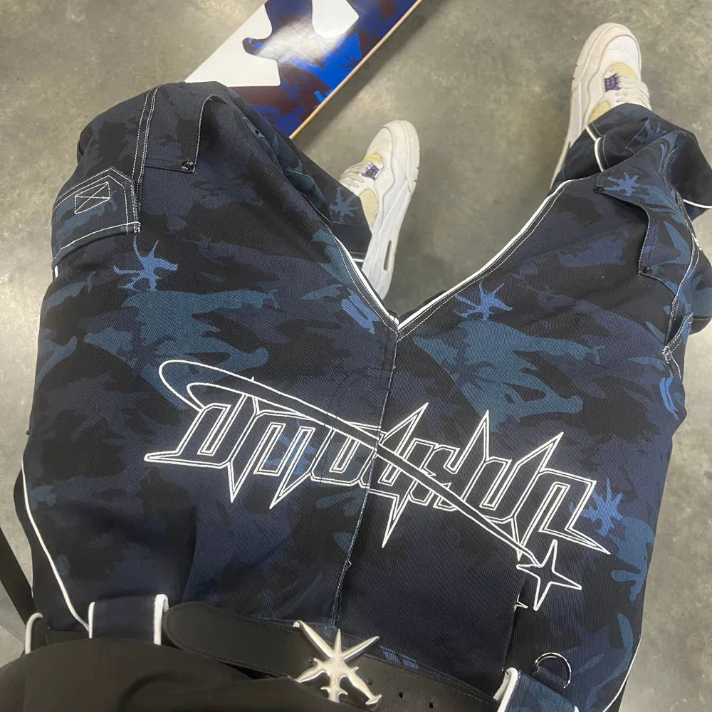 All Over Dagger Camo Cargo Pants - UNKNOWN LONDON - VENTURER