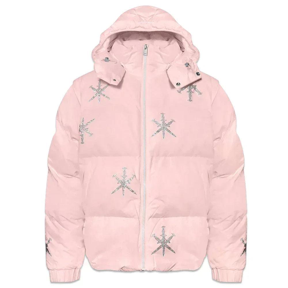 Dagger Rhinestone Puffer Jacket - UNKNOWN LONDON - VENTURER