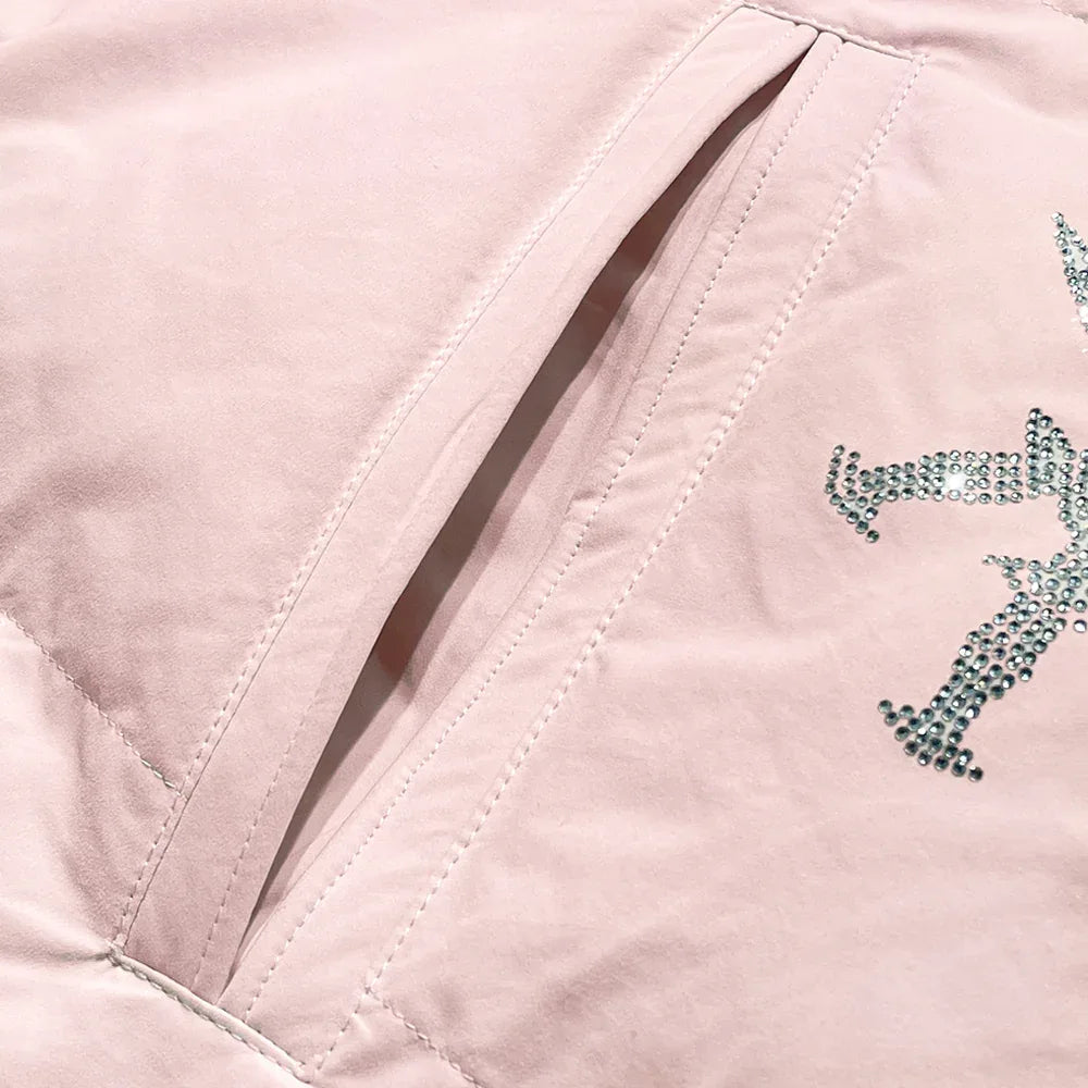 Dagger Rhinestone Puffer Jacket - UNKNOWN LONDON - VENTURER