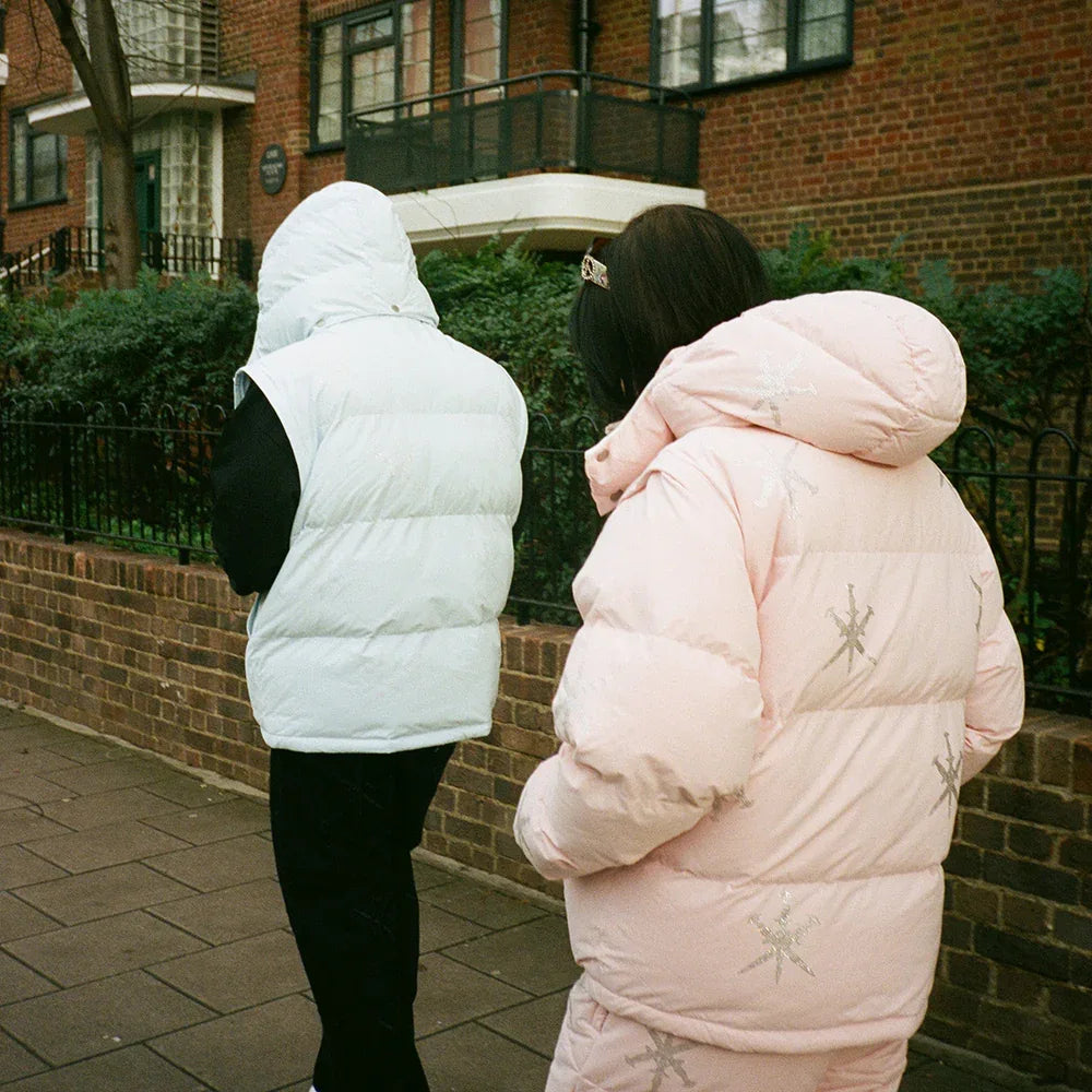 Dagger Rhinestone Puffer Jacket - UNKNOWN LONDON - VENTURER