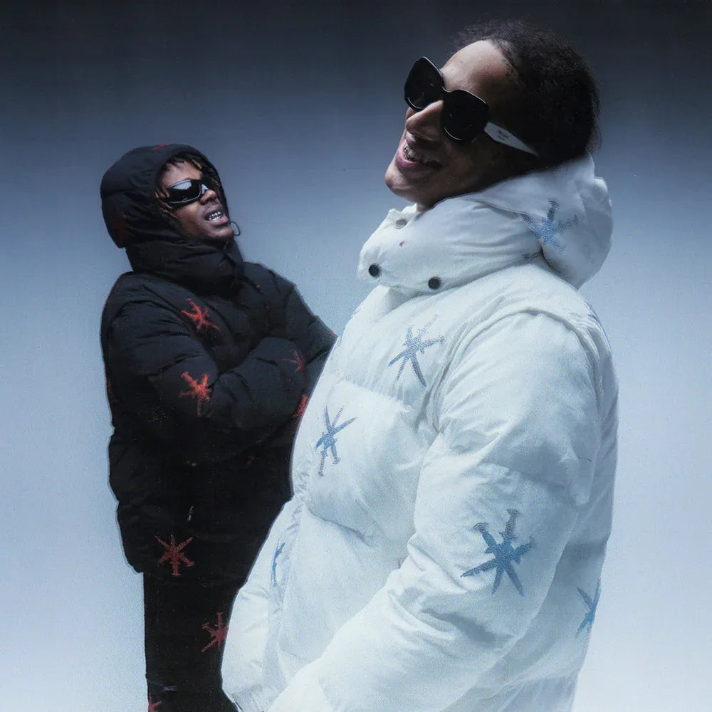 Dagger Rhinestone Puffer Jacket - UNKNOWN LONDON - VENTURER