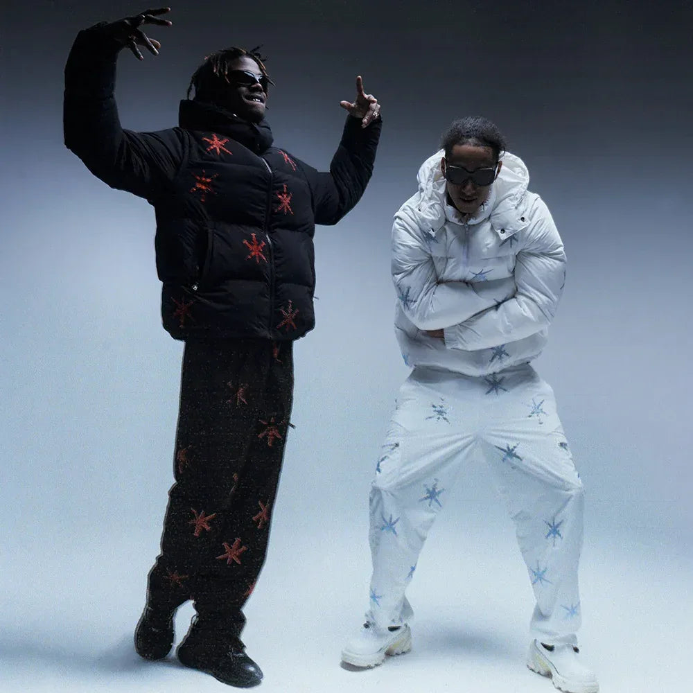 Dagger Rhinestone Puffer Jacket - UNKNOWN LONDON - VENTURER