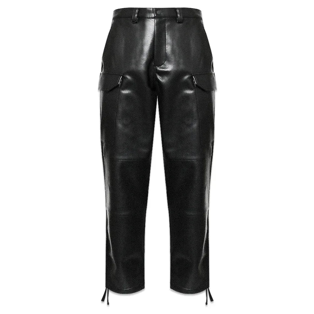 Faux Leather Cargo Pants - STAMPD - VENTURER