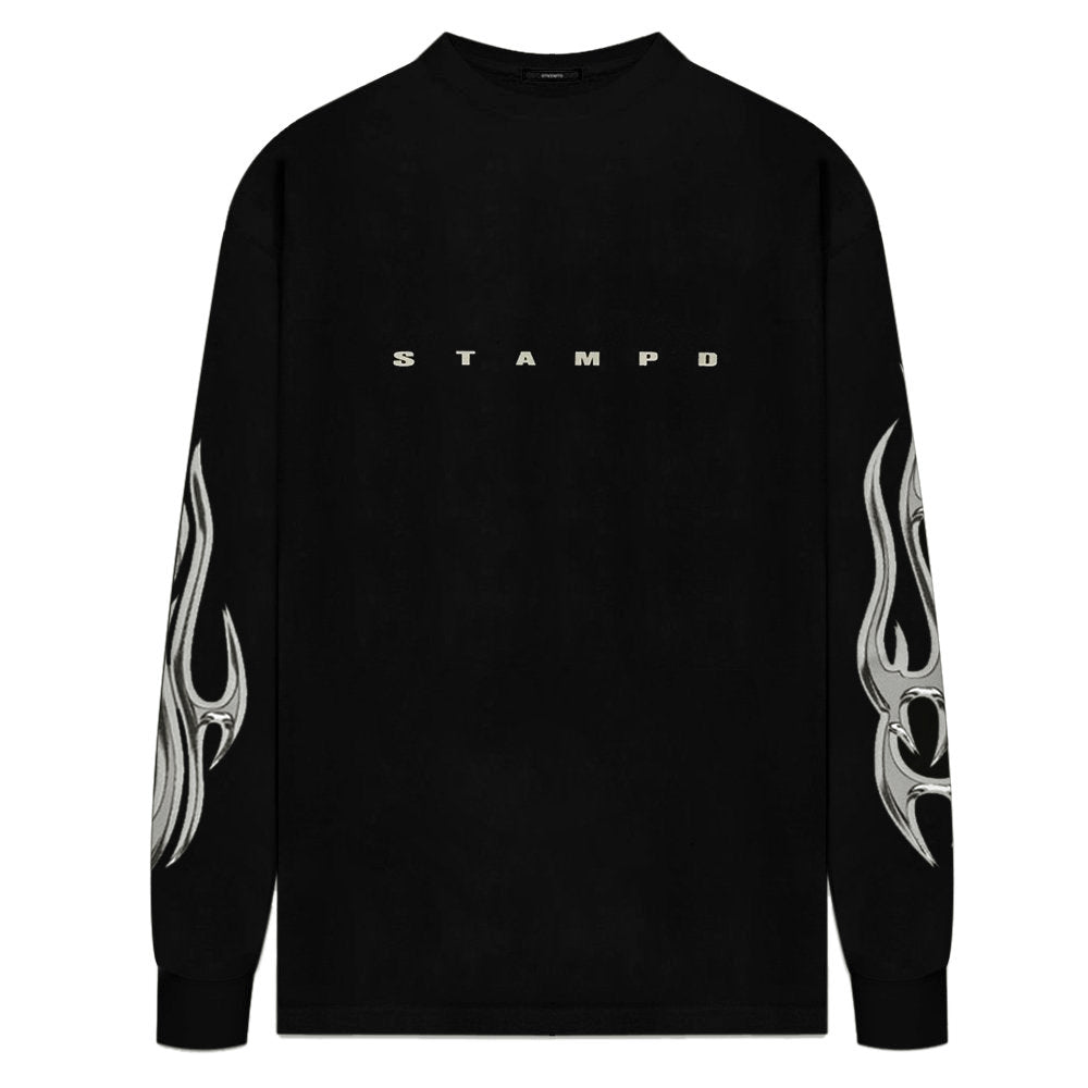 Chrome Flame LS Relaxed Tee