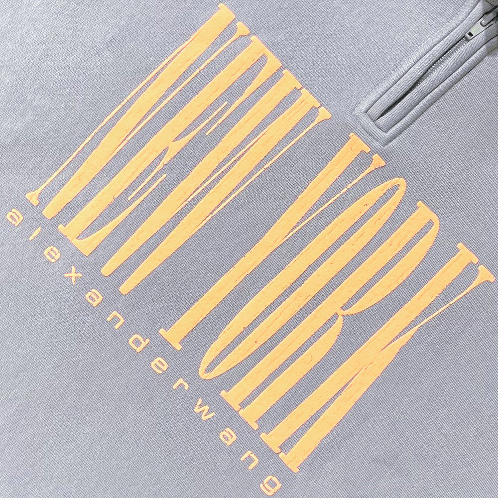 NY Puff Graphic Half Zip Sweatshirt