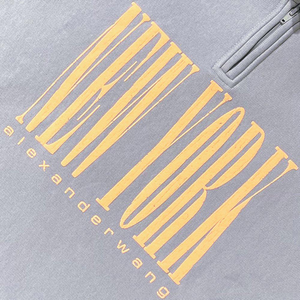 NY Puff Graphic Half Zip Sweatshirt - ALEXANDER WANG - VENTURER