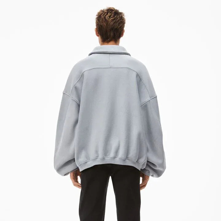NY Puff Graphic Half Zip Sweatshirt - ALEXANDER WANG - VENTURER