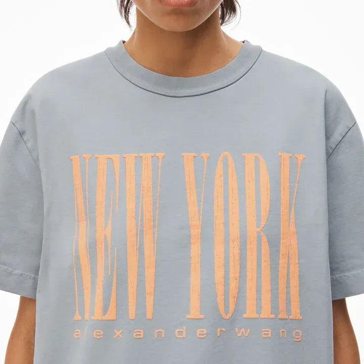 NY Puff Graphic Tee - ALEXANDER WANG - VENTURER