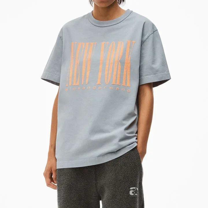NY Puff Graphic Tee - ALEXANDER WANG - VENTURER