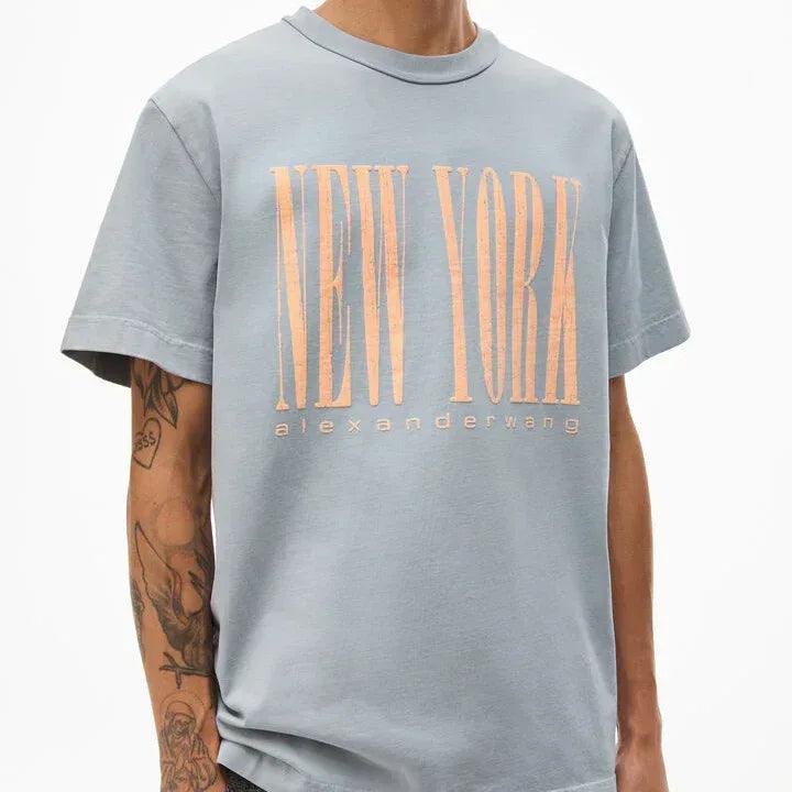 NY Puff Graphic Tee - ALEXANDER WANG - VENTURER
