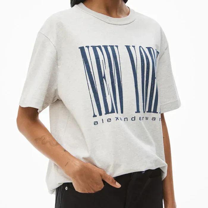 NY Puff Graphic Tee - ALEXANDER WANG - VENTURER