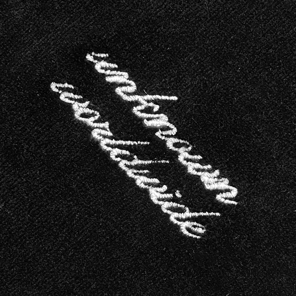 Black Velour Track Pants