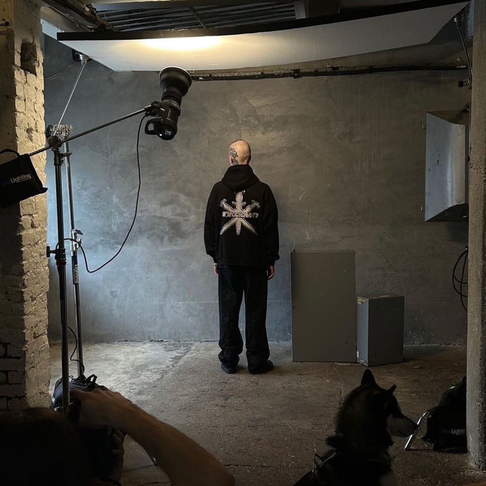 Iced Out Style Dagger Hoodie