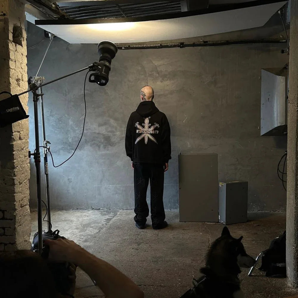 Iced Out Style Dagger Hoodie - UNKNOWN LONDON - VENTURER