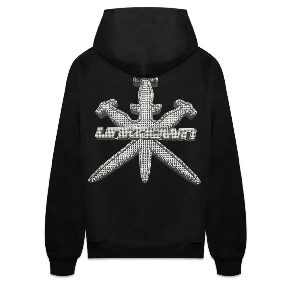 Iced Out Style Dagger Hoodie - UNKNOWN LONDON - VENTURER