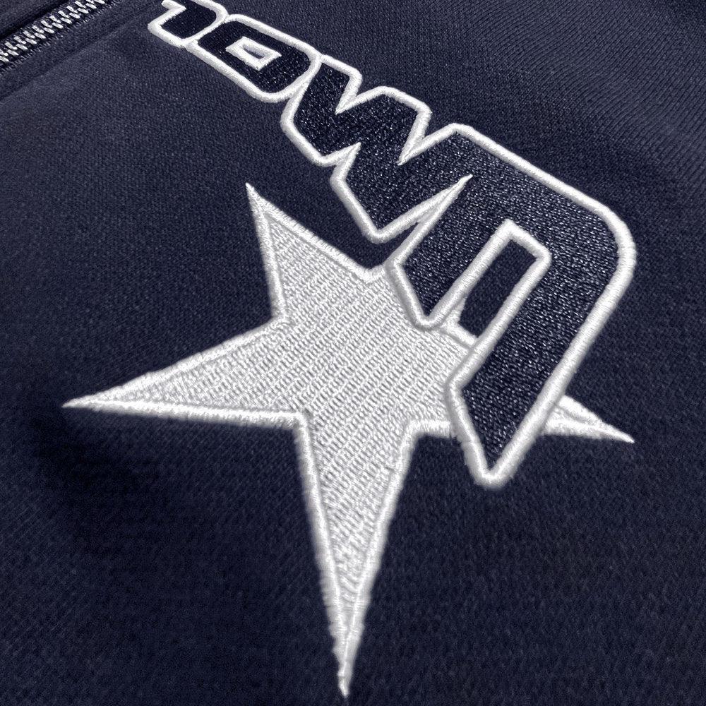 All Over Star Zip Hoodie - UNKNOWN LONDON - VENTURER