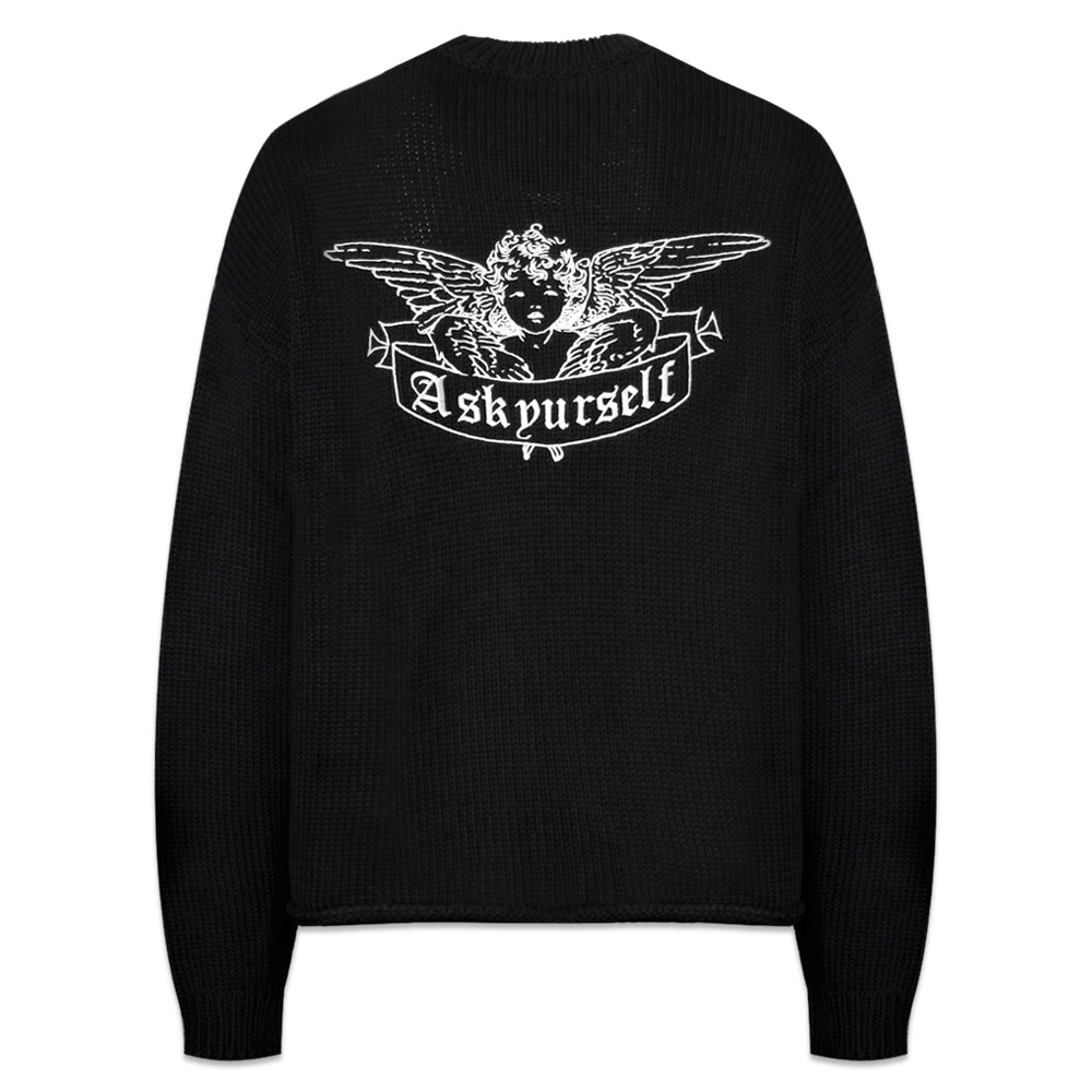 Angel Raw Cropped Chunky Knit