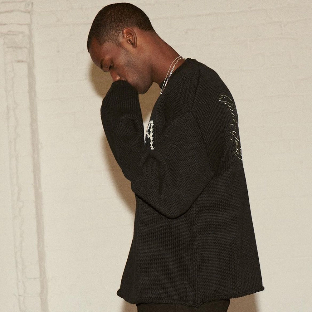 Angel Raw Cropped Chunky Knit