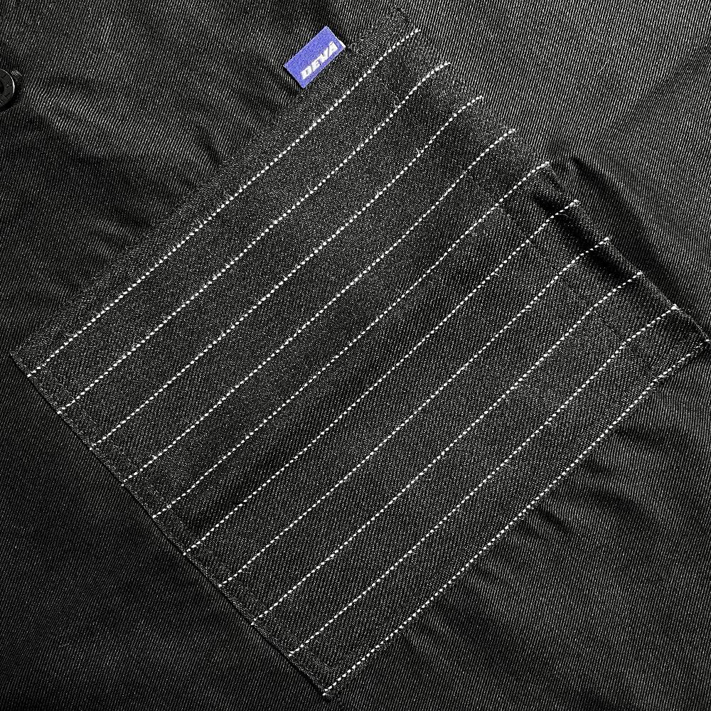 Pinstripe Over Shirt