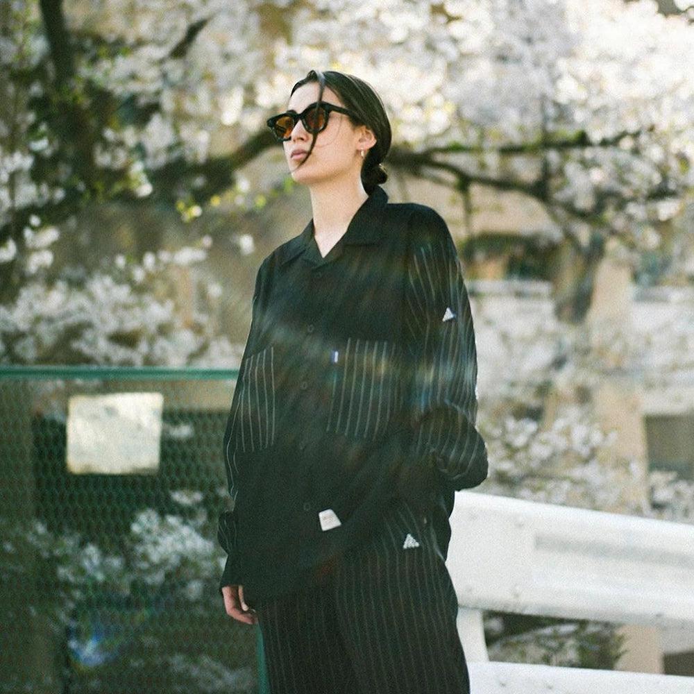Pinstripe Over Shirt