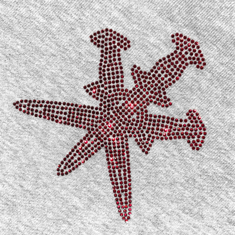 Dagger Rhinestone Shorts