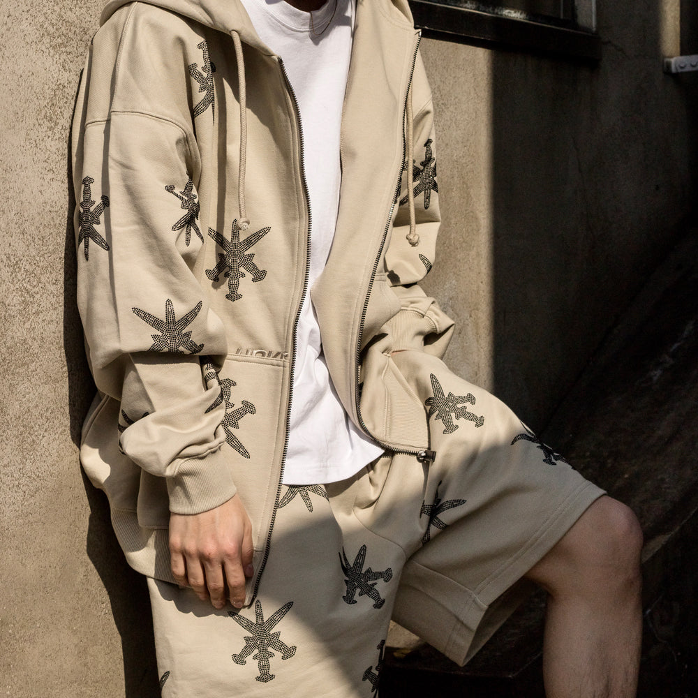 Dagger Rhinestone Shorts - UNKNOWN LONDON - VENTURER