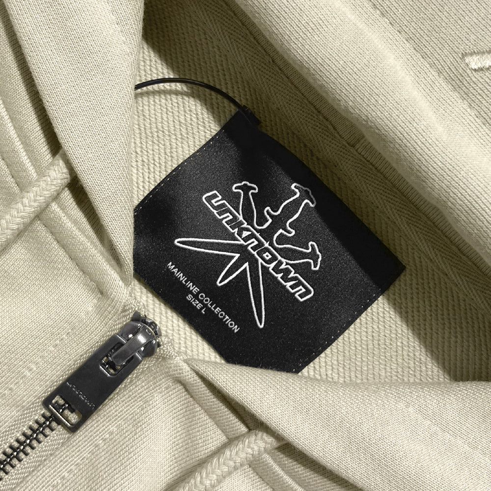 Dagger Rhinestone Zip Hoodie