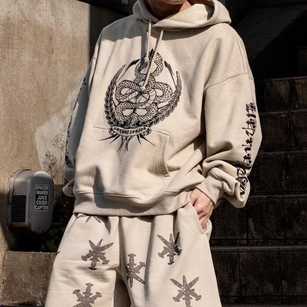 Snake Graphic Hoodie - UNKNOWN LONDON - VENTURER