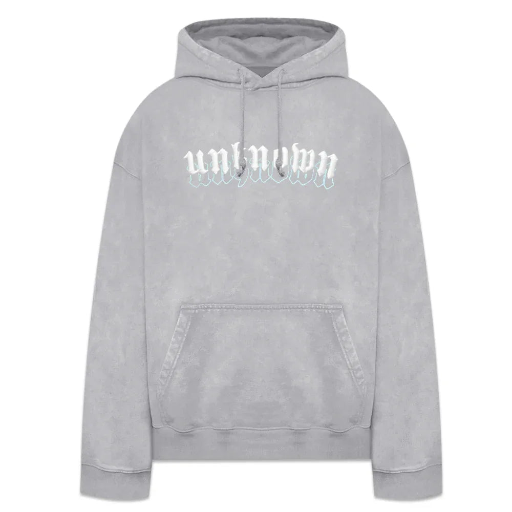 High Build Embroidery Logo Hoodie - UNKNOWN LONDON - VENTURER