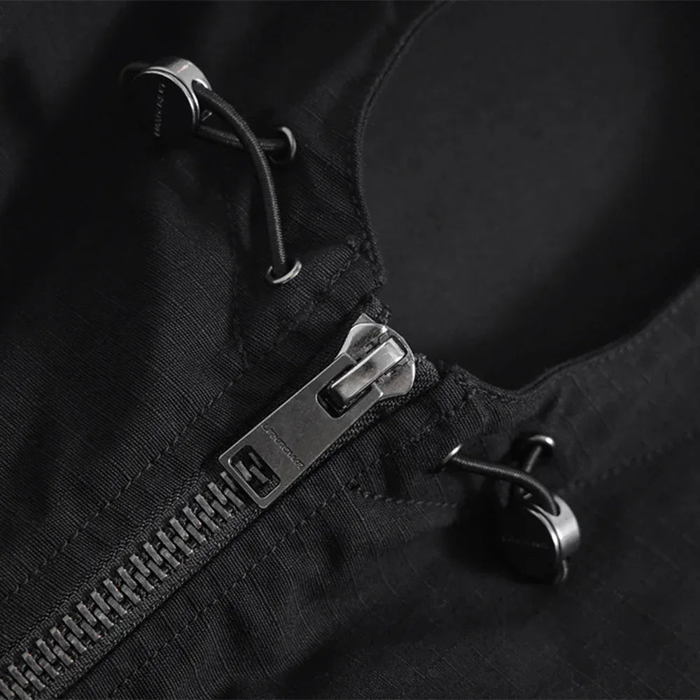 Cross Rhinestone Ripstop Jacket - UNKNOWN LONDON - VENTURER