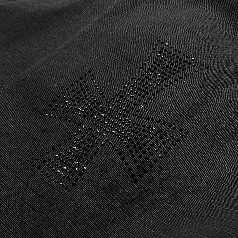 Cross Rhinestone Ripstop Jacket - UNKNOWN LONDON - VENTURER