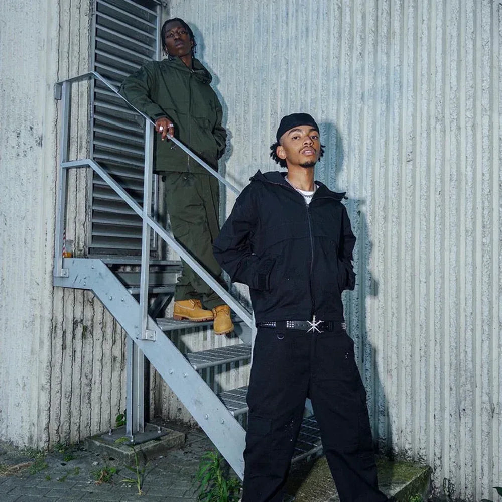 Cross Rhinestone Ripstop Cargo Pants - UNKNOWN LONDON - VENTURER