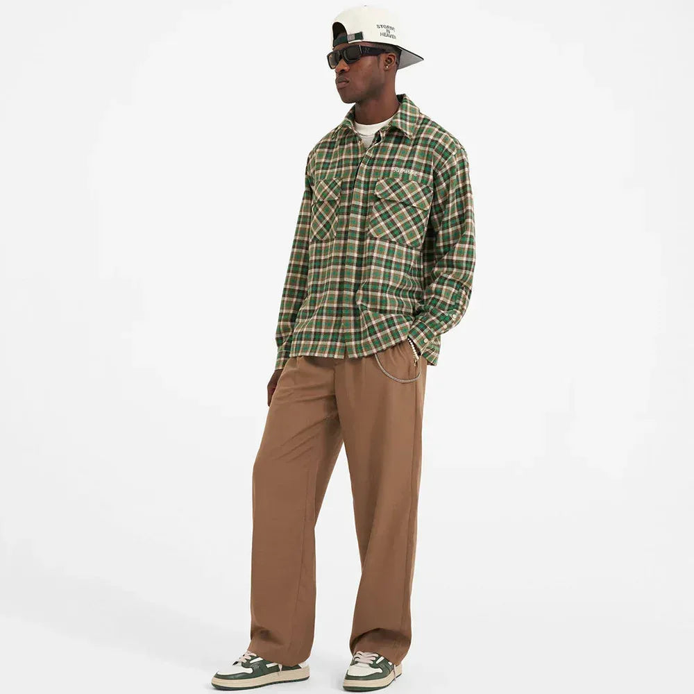 Long Sleeve Flannel Shirt - REPRESENT - VENTURER