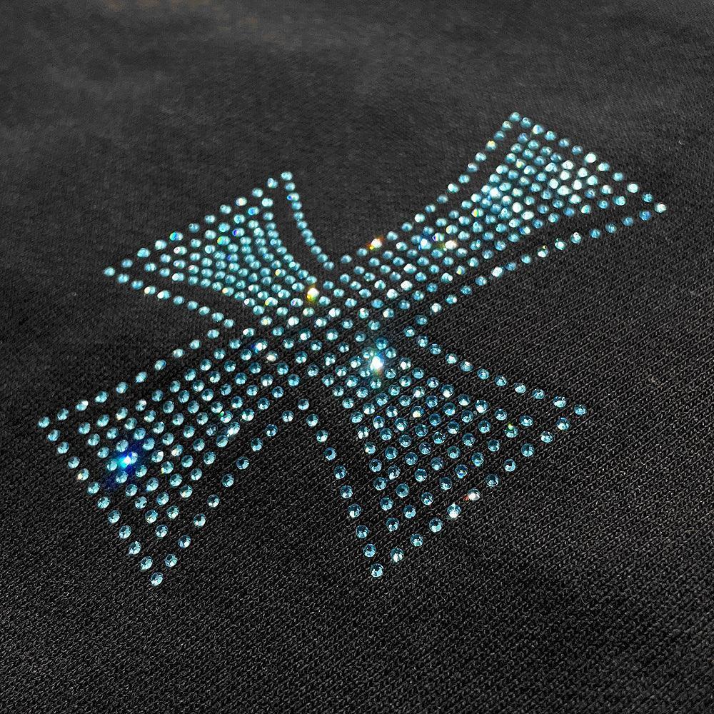 Cross Rhinestone Shorts - UNKNOWN LONDON - VENTURER