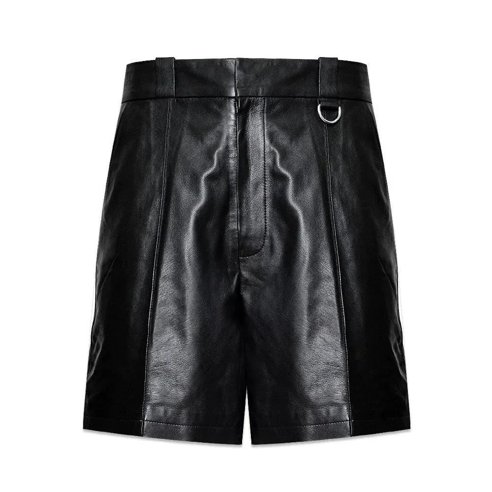 Nappa Leather Work Shorts - ASKYURSELF - VENTURER