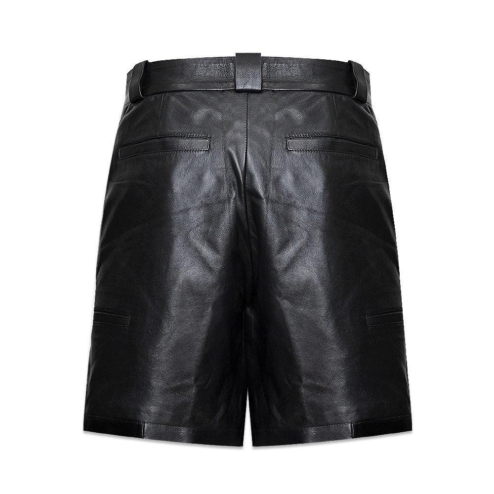 Nappa Leather Work Shorts - ASKYURSELF - VENTURER