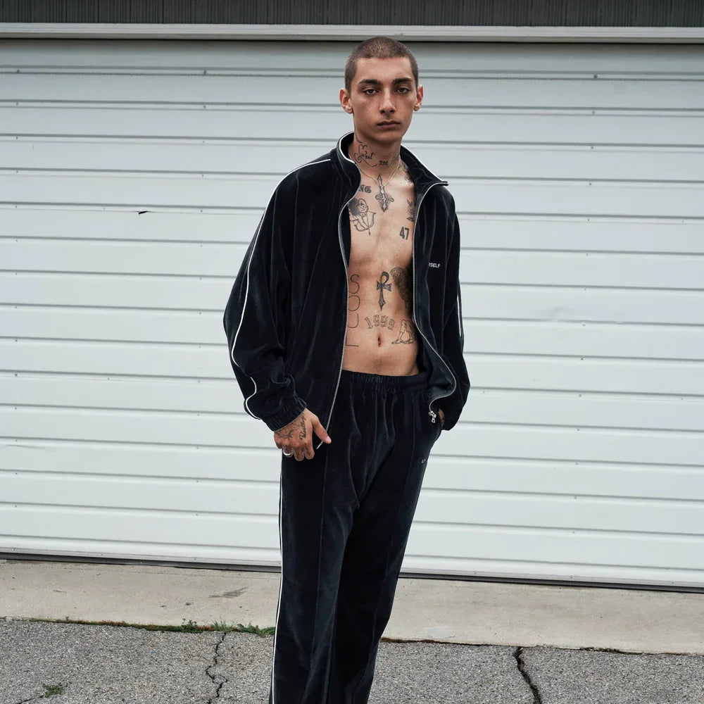 Velour Track Jacket - ASKYURSELF - VENTURER