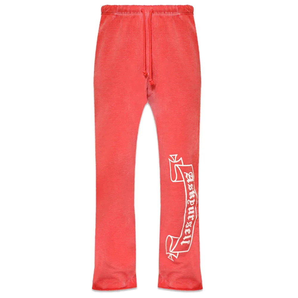 Faded Banned Raw Joggers - ASKYURSELF - VENTURER