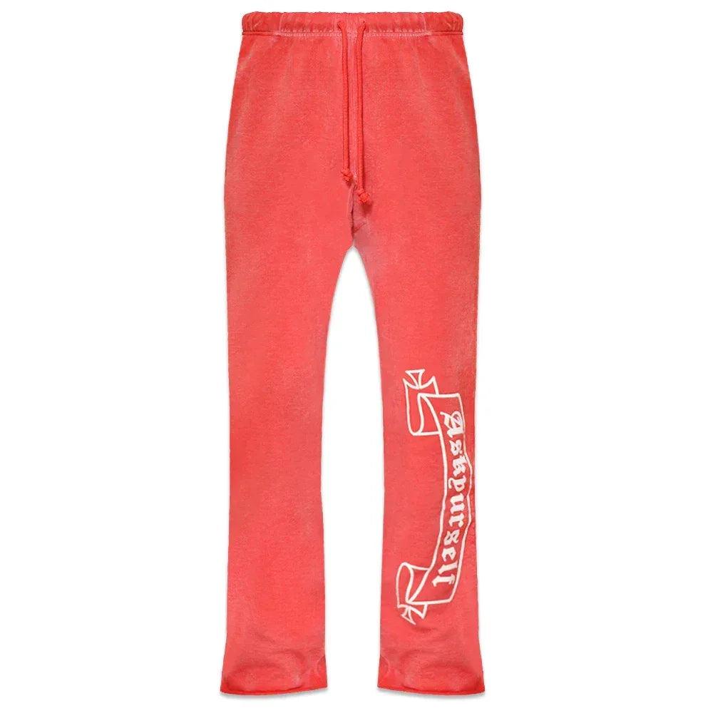 Faded Banned Raw Joggers - ASKYURSELF - VENTURER