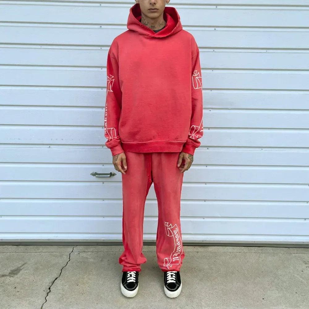 Faded Banned Raw Joggers - ASKYURSELF - VENTURER