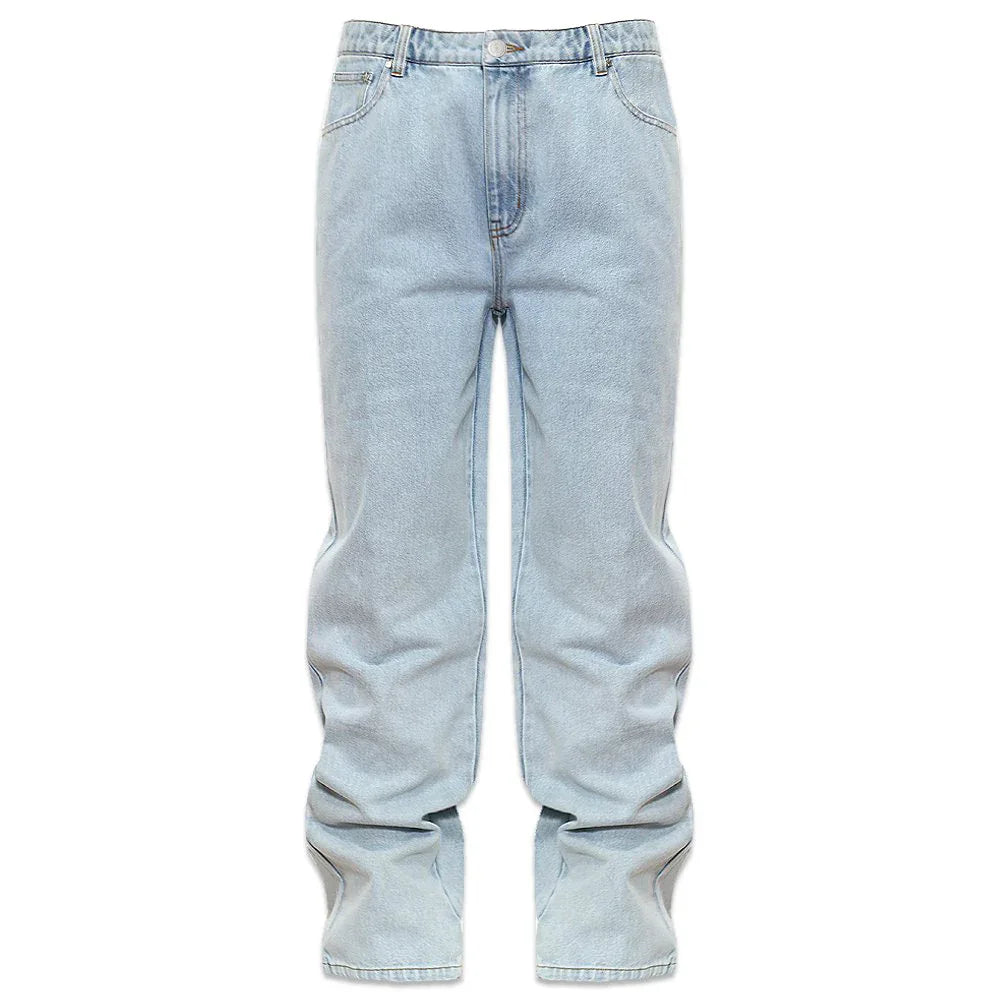Dagger Embroidery Baggy Denim - UNKNOWN LONDON - VENTURER