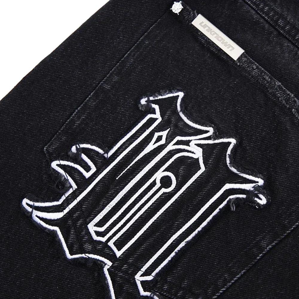 Distressed U&N Denim Shorts - UNKNOWN LONDON - VENTURER